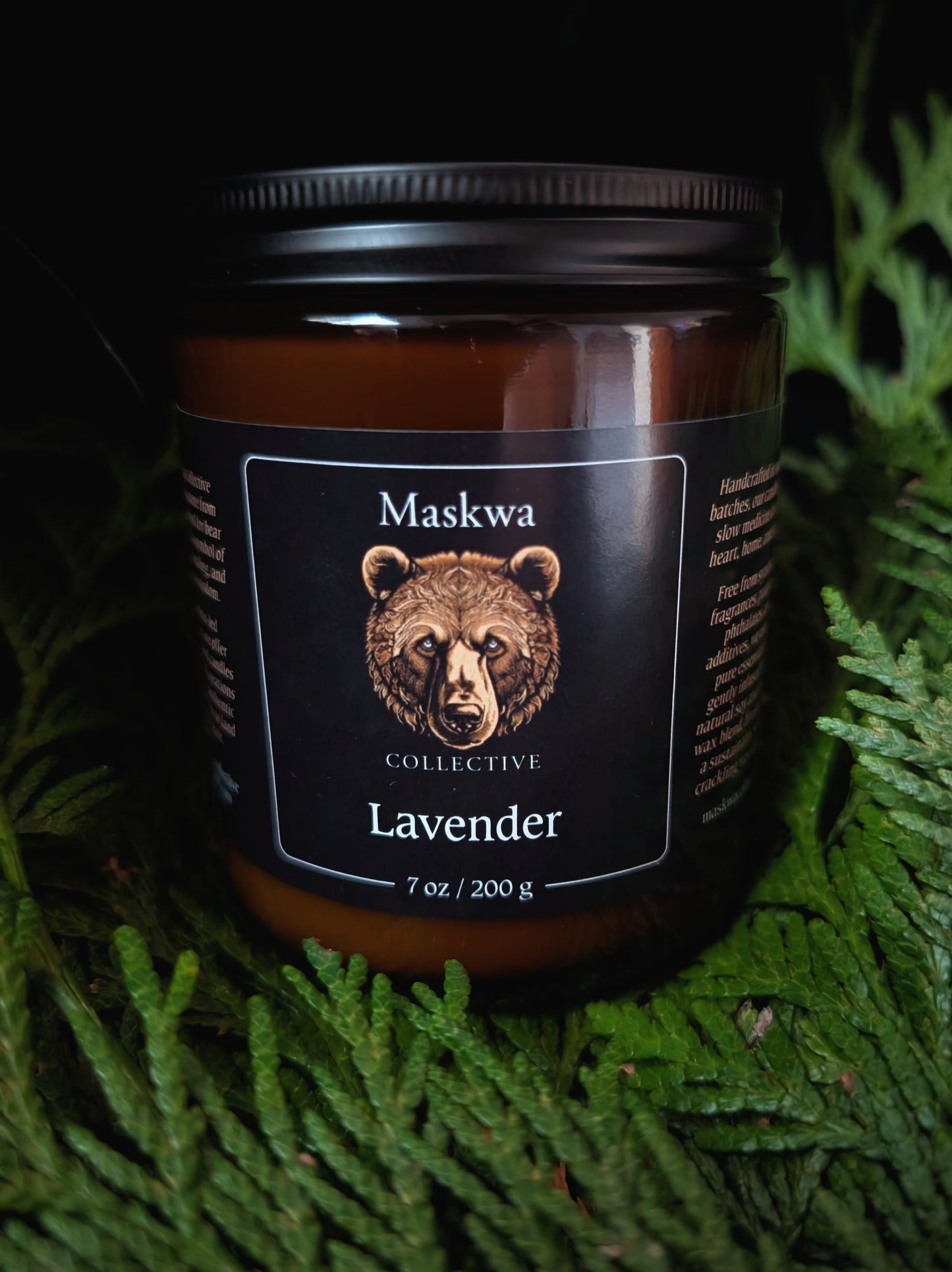 Lavender Wooden Wick Candle