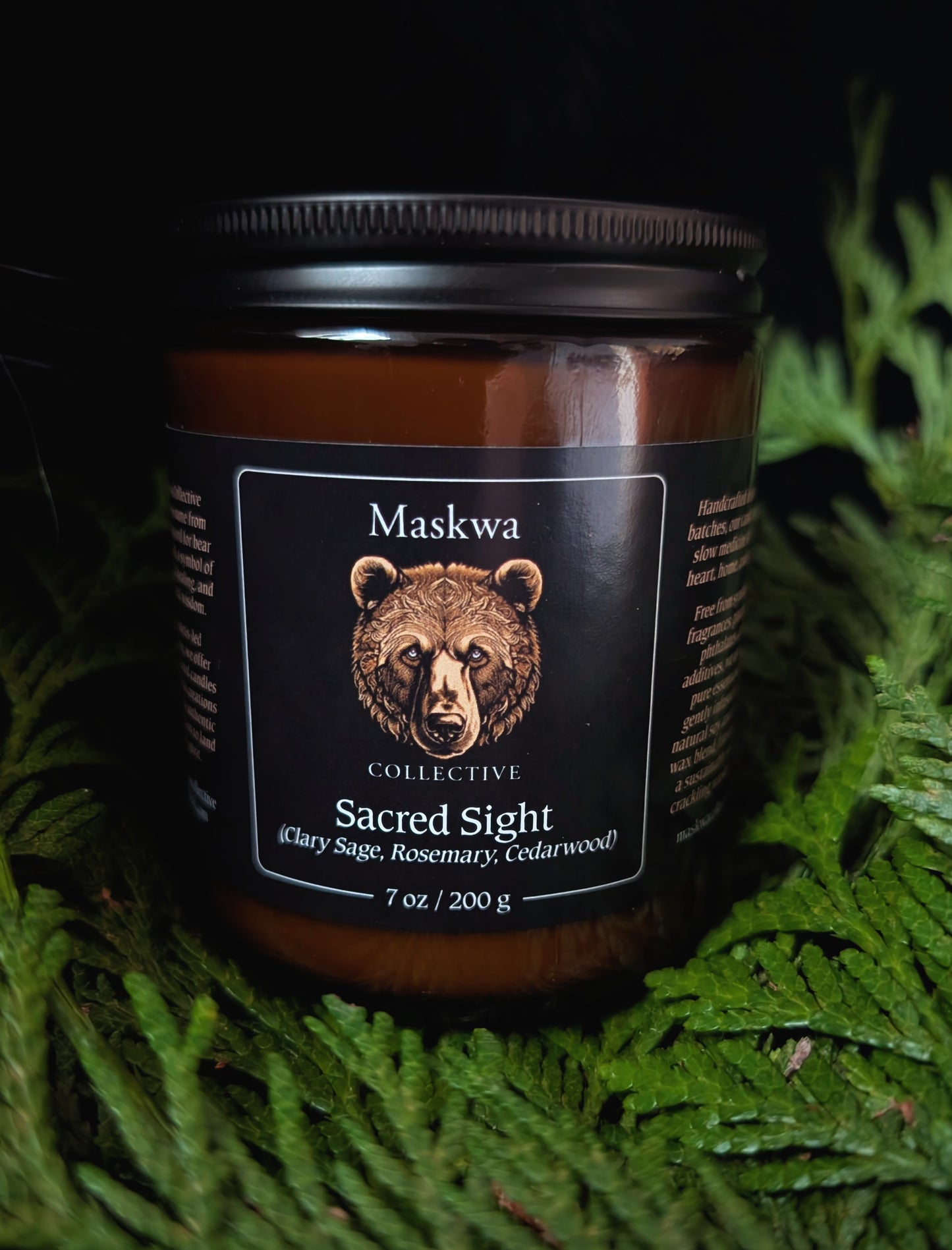 Sacred Sight Wooden Wick Candle