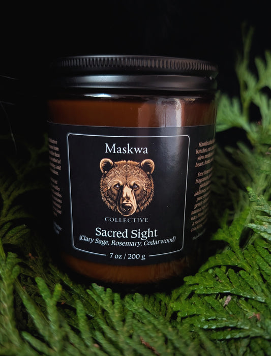 Sacred Sight Wooden Wick Candle