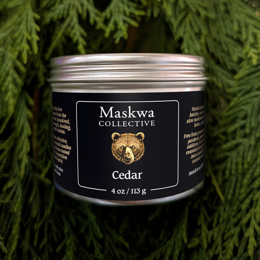 Cedar cotton wick candle